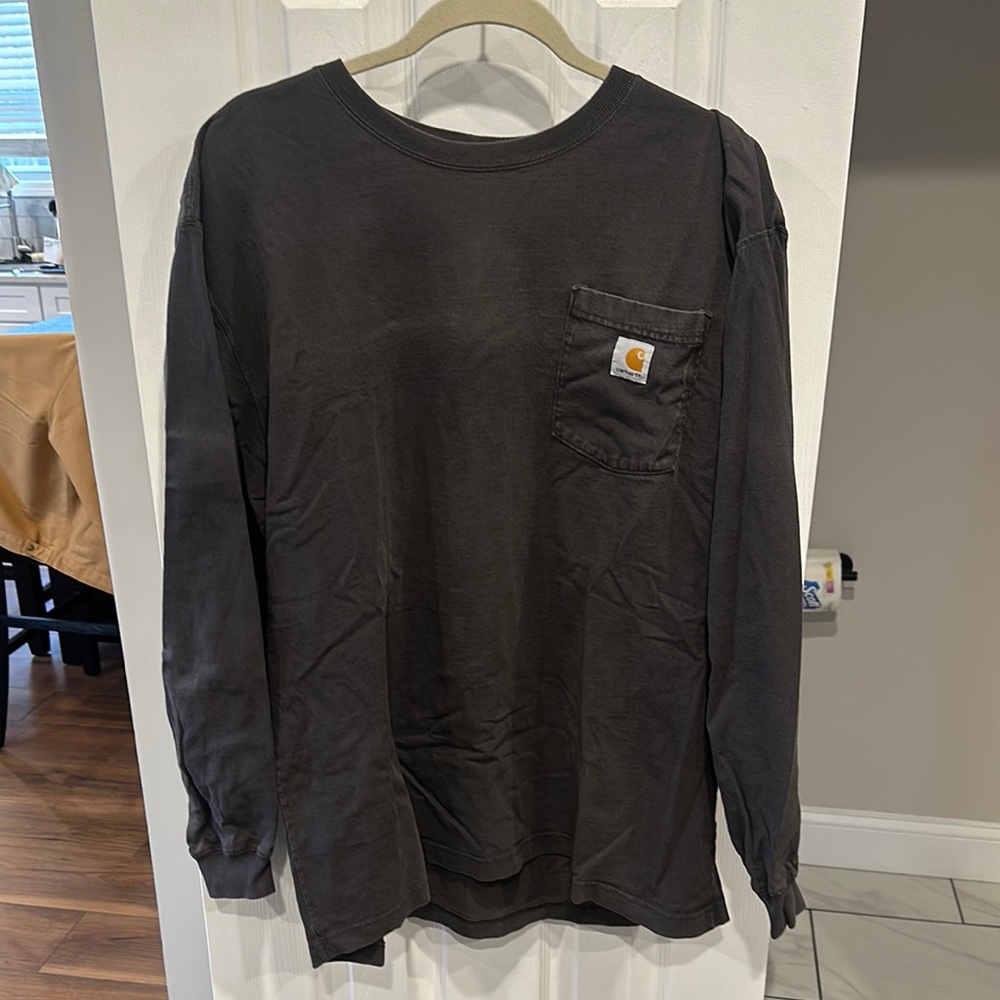 Carhartt Men's Black Long Sleeve Shirt